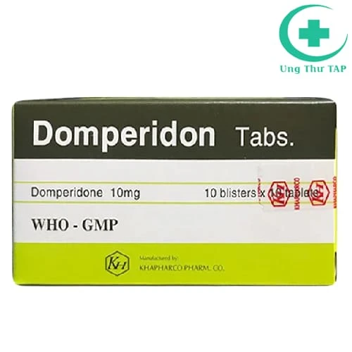 Domperidon 10mg Khapharco - Thuốc trị nôn và buồn nôn hàng đâu