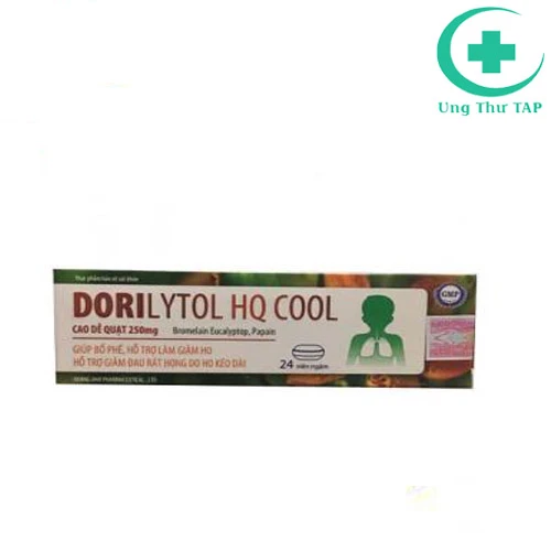 Dorilytol HQ Cool - Giúp bổ phế, hỗ trợ giảm ho, đau rát họng
