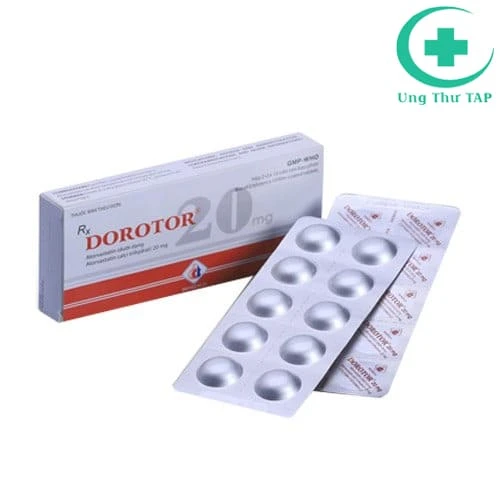 Dorotor 20mg - Thuốc điều trị tăng cholesterol trong máu