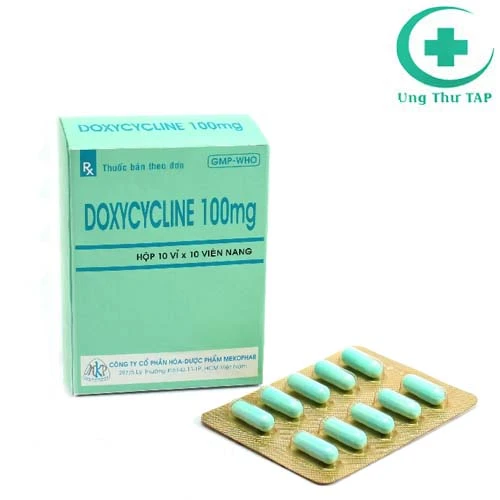 Doxycycline 100mg Mekophar - Thuốc điều trị nhiễm khuẩn hô hấp