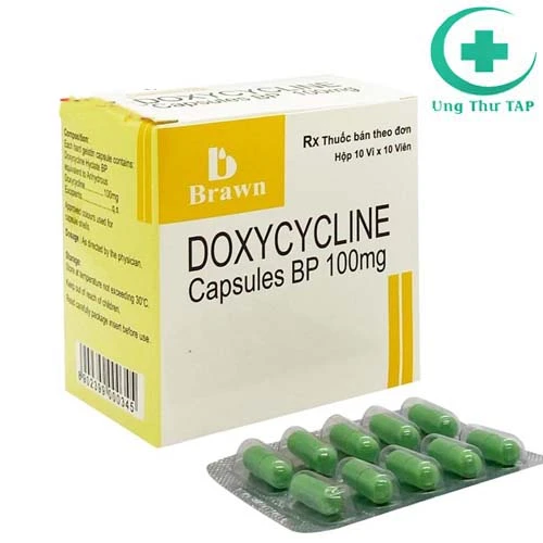 Doxycycline Capsules BP 100mg - Thuốc điều trị nhiễm trùng