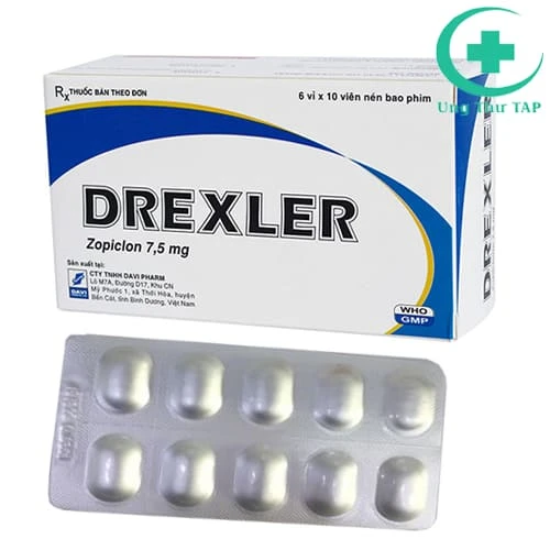 Drexler 7,5mg - Thuốc điều trị ngắn hạn chứng mất ngủ