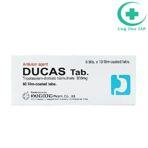 Ducas Tab 300mg Kyongbo Pharma - Điều trị loét dạ dày tá tràng