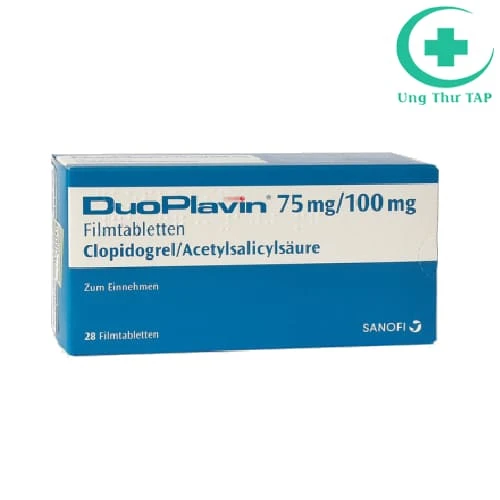 DuoPlavin 75mg/100mg Sanofi - Thuốc chống tạo cục máu đông