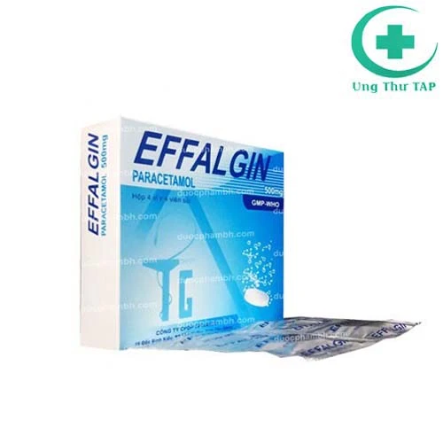 Effalgin 500 (viên sủi) - Thuốc giảm đau, hạ sốt của Tipharco