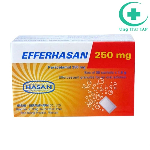 Efferhasan 250mg - Thuốc điều trị các triệu chứng sốt, đau nhức
