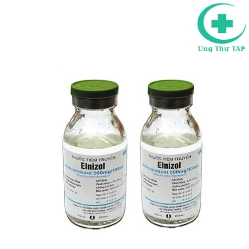 Elnizol 500mg/100ml Pharbaco - Điều trị nhiễm khuẩn hiệu quả