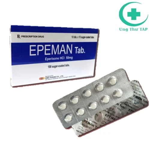 Epeman tab - Thuốc điều trị liệt co cứng hiệu quả