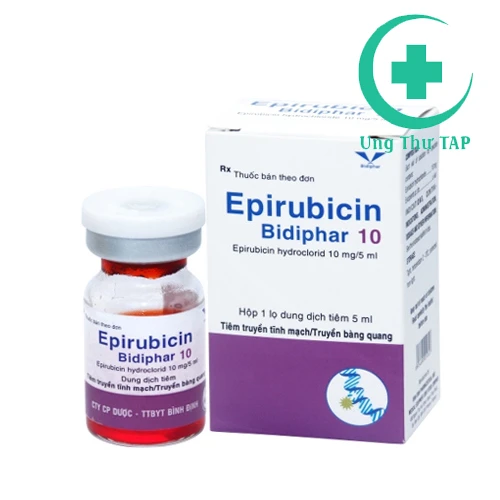 Epirubicin Bidiphar 10 - Thuốc điều trị nhiều ung thư hiệu quả