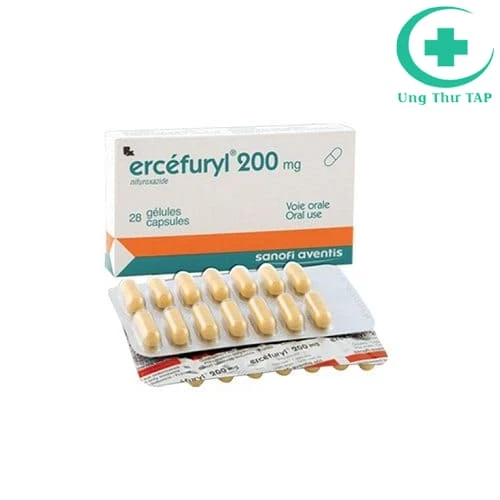 Ercéfury 200mg Sanofi - Thuốc điều trị tiêu chảy cấp hiệu quả
