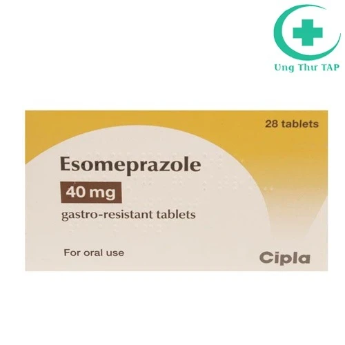 Esomeprazole 40mg Cipla - Thuốc trị viêm loét dạ dày, tá tràng