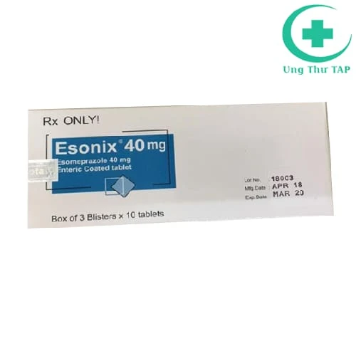 Esonix 40mg (viên) Incepta - Thuốc trị loét đường tiêu hóa