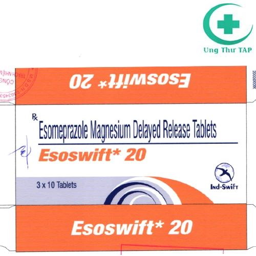 Esoswift 20 - Thuốc điều trị trào ngược dạ dày, viêm thực quản