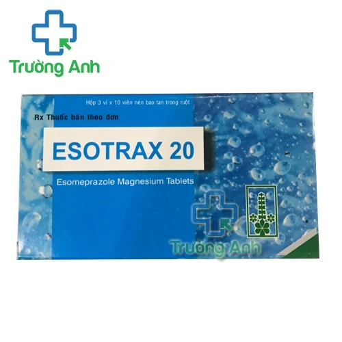 Esotrax 20mg - Điều trị viêm loét, trào ngược dạ dày, thực quản