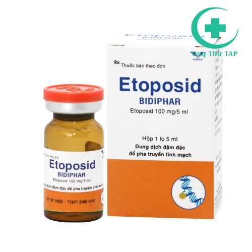 Etoposid Bidiphar - Thuốc điều trị ung thư tinh hoàn, ung thư phổi
