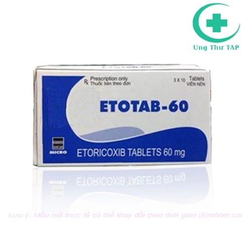 Etotab 60mg Micro - Thuốc điều trị viêm khớp của hiệu quả Ấn Độ