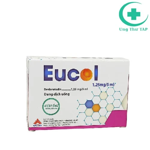 Eucol 1,25mg/5ml CPC1HN - Điều trị viêm mũi dị ứng, mày đay