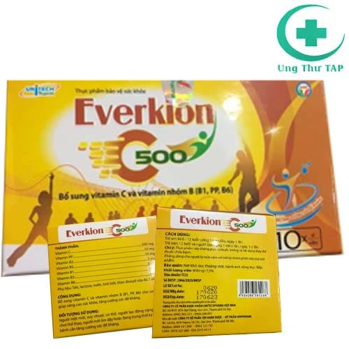Everkion C500 - Viên uống bổ sung vitamin C và vitamin nhóm B