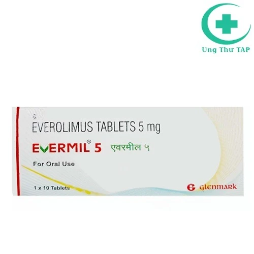 Evermil 5mg - Thuốc điều trị ung thư của Glenmark