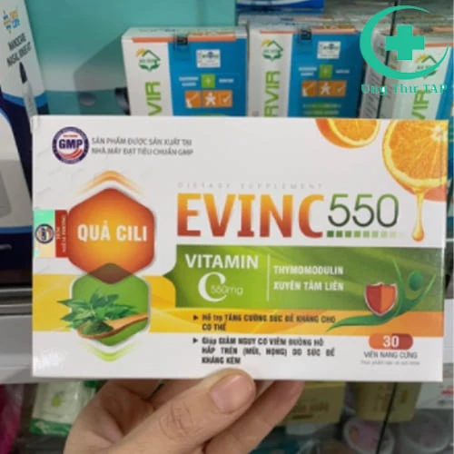 Evinc 550 - Hỗ trợ tăng sức đề kháng cho cơ thể