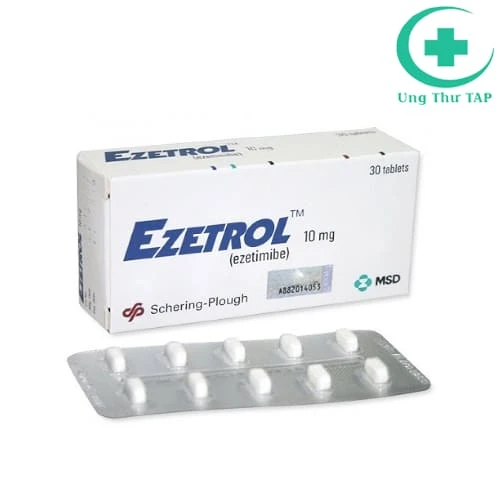 Ezetrol 10mg MSD - Thuốc điều trị tăng cholesterol máu hiệu quả