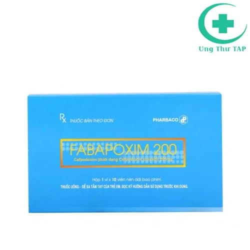 Fabapoxim 200 Pharbaco - Thuốc bột điều trị các nhiễm khuẩn