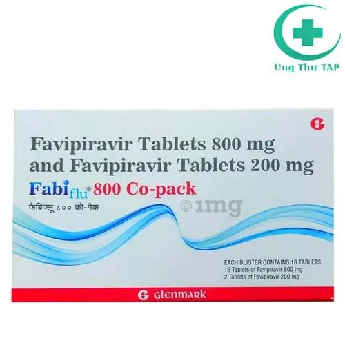 Fabiflu 800 Co-Pack - Thuốc điều trị SARS-CoV-2 mức độ vừa