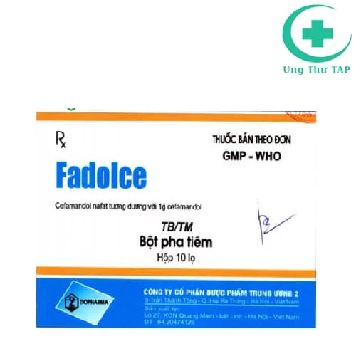 Fadolce 1g Dopharma - Thuốc điều trị viêm, nhiễm khuẩn