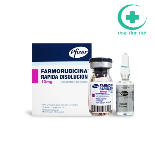 Farmorubicina 10mg - Thuốc điều trị ung thư hiệu quả của Italy