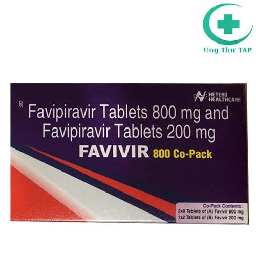 Favivir 800 (Favipiravir 800mg) - Thuốc dùng trong việc điều trị covid-19