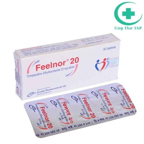 Feelnor 20mg Incepta Pharma - Thuốc hỗ trợ điều trị đau thắt ngực