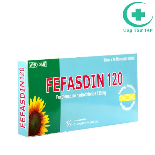 Fefasdin 120 - Thuốc điều trị viêm mũi dị ứng, viêm họng, sổ mũi