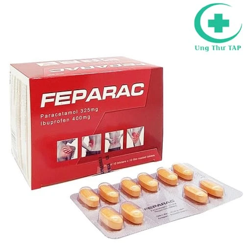 Feparac 325/400 Usp (vỉ) - Thuốc giảm đau hạ sốt hiệu quả