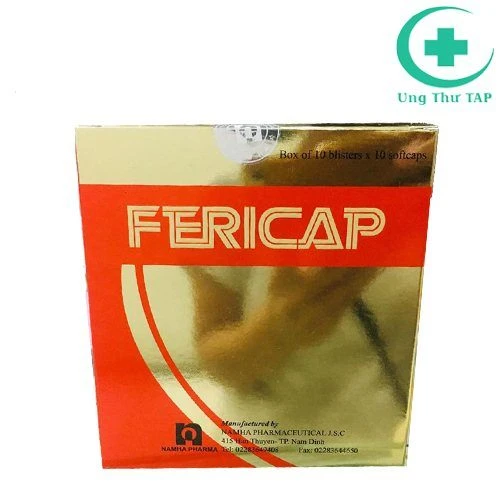 Fericap - Bổ sung vitamin, khoáng chất và sắt hiệu quả