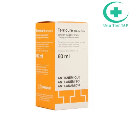 Ferricure 100mg/5ml - Thuốc điều trị thiếu máu do thiếu sắt
