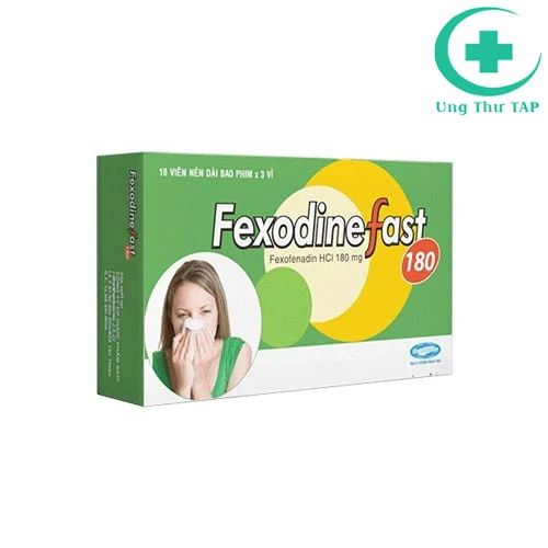 Fexodinefast 180 - Thuốc điều trị viêm mũi dị ứng và nổi mề đay