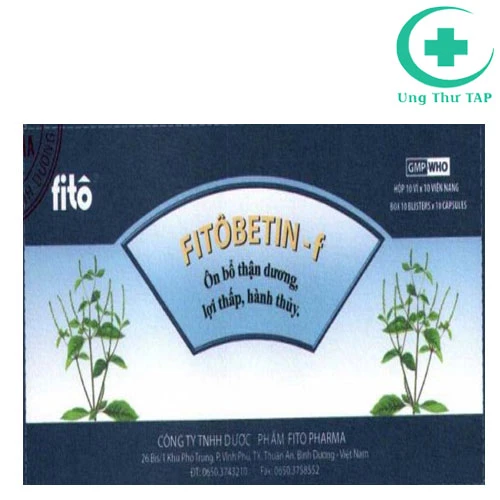 Fitôbetin – F Thuốc giúp ôn bổ thận dương, lợi thấp, hành thủy