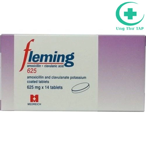 Fleming 500mg + 125mg B/100 - điều trị nhiễm khuẩn của Ấn Độ