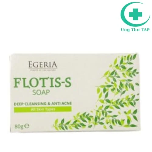Flotis-S Soap 80g - Xà phòng tắm làm sạch da, giảm mụn trứng cá