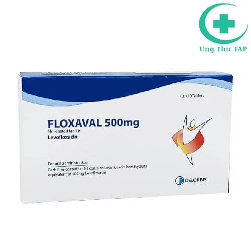 Floxaval 500mg Delorbis - Thuốc điều trị viêm, nhiễm khuẩn