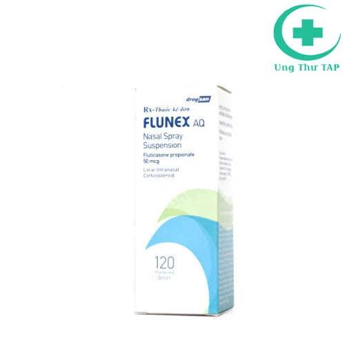 Flunex AQ - Thuốc xịt điều trị viêm mũi dị ứng, viêm da