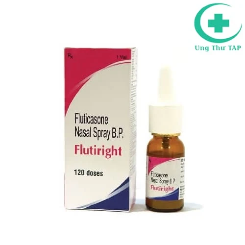 Flutiright 120 doses - Thuốc ngăn ngừa, điều trị viêm mũi dị ứng