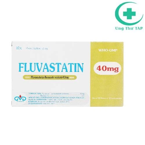 Fluvastatin 40mg MD Pharco - Điều trị tăng cholesterol máu