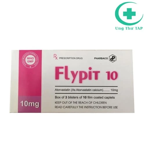 Flypit 10mg Pharbaco - Thuốc điều trị tăng cholesterol máu