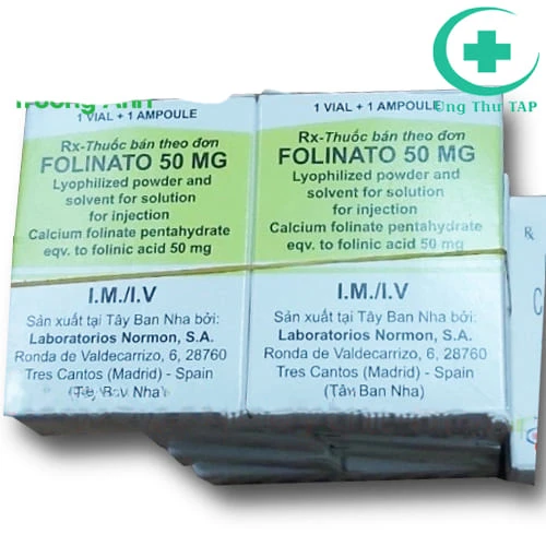Folinato 50mg - Thuốc giải độc tính của Tây Ban Nha