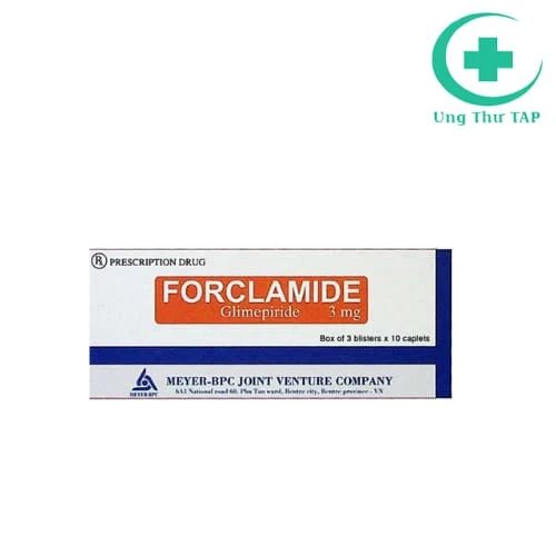 Forclamide - Thuốc điều trị đái tháo đường tuýp 2 hiệu quả 