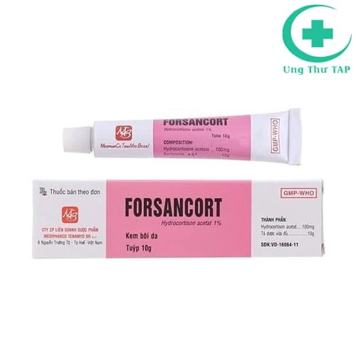 Forsancort 1% - Thuốc điều trị viêm da hiệu quả của Medipharco