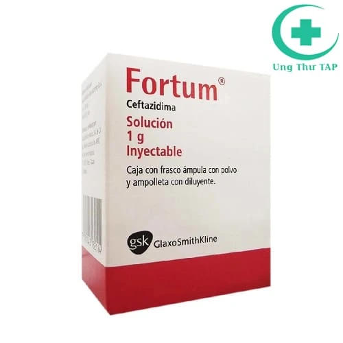 Fortum 1g GSK - Thuốc điều trị các bệnh nhiễm khuẩn