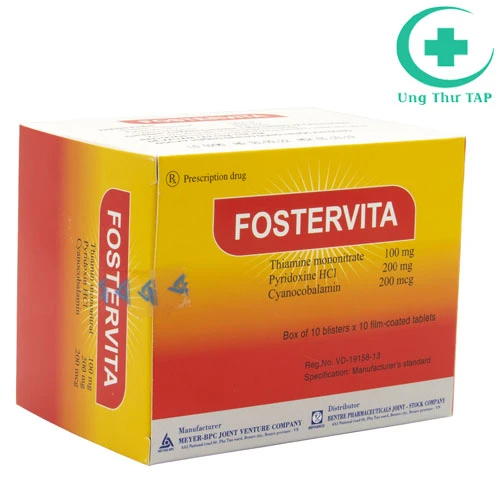 Fostervita - bổ sung vitamin B, giải độc do rượu hiệu quả