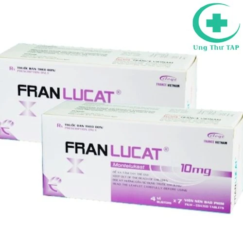 Franlucat 10mg - Thuốc điều trị hen mãn tính hiệu quả